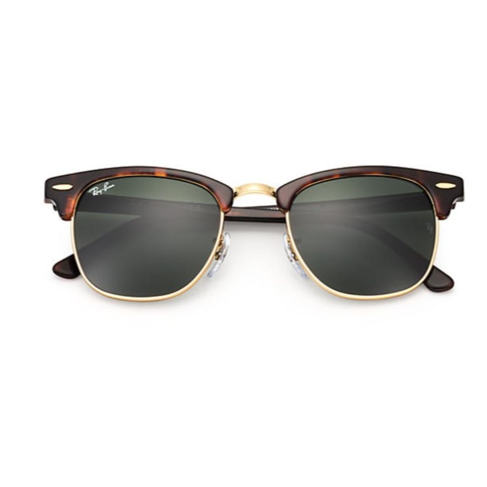 Ray-ban clubmaster tortoiseshell green classic